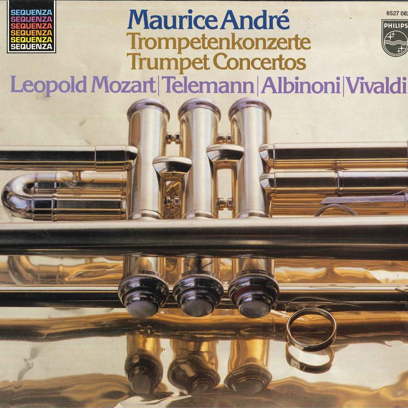 LP Record MAURICE ANDRE - Trompetenkonzerten - Trumpet Concer 6527082 Philips 1980 Netherland Classical Used
