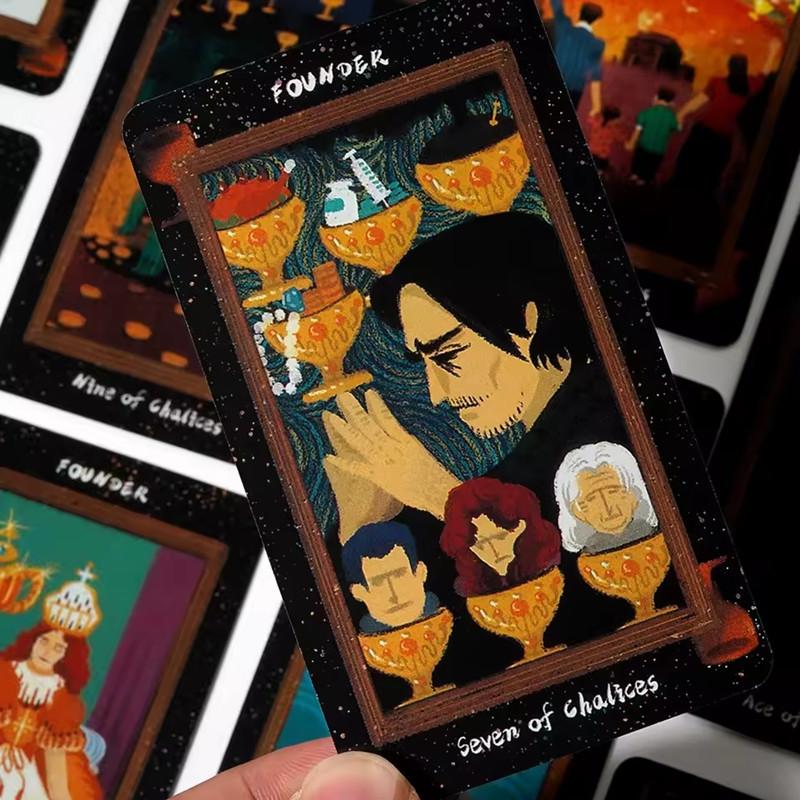 Baroque Tarot Oracle Card Board Game with Paper Instruction Gaming Gift