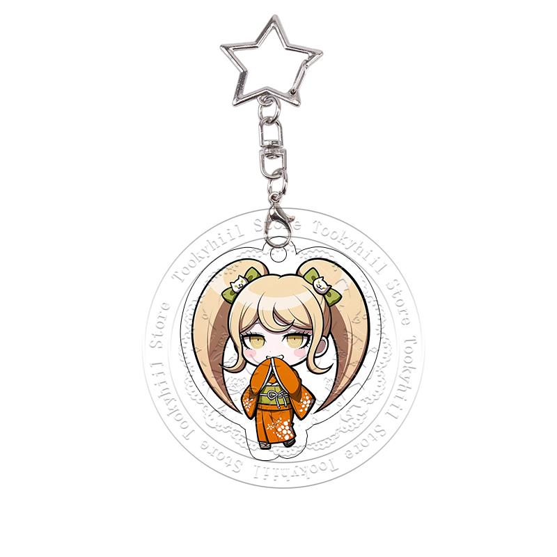 Danganronpa Acryl Schlüsselanhänger Toko Tsumiki Monokuma Exquisiter Schüler Anime Cartoon Taschenanhänger Chibi Dekor Zubehör Anhänger
