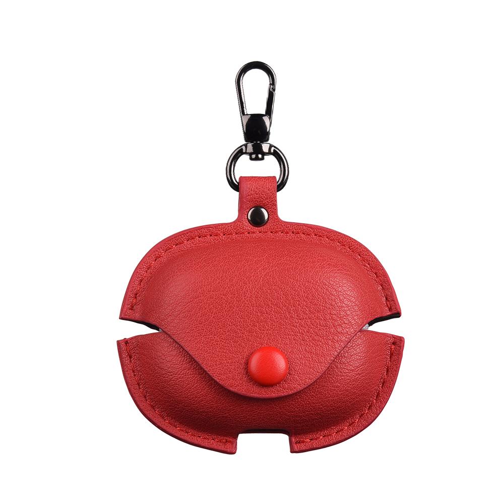 

Для Xiaomi Redmi Buds 6 Pro Чехол для наушников Бизнес Кожа+ПК Защитный чехол Red