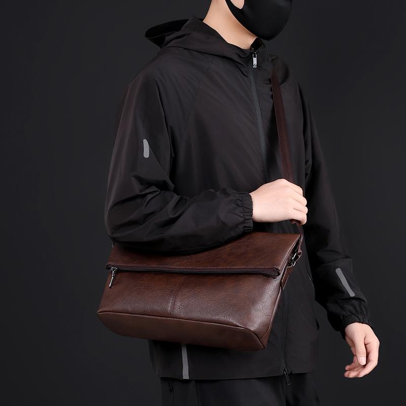 Crossbody Bag Men's Mobile Phone Bag Lightweight Small Shoulder Bag Certificate Bag