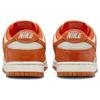 Nike Dunk WMNS "Cracked Orange" "Total Orange" Low-top Skate Shoes for Women Orange and White