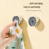 Punch-Free Japanese Towel Holder Hooks - 3 Pack