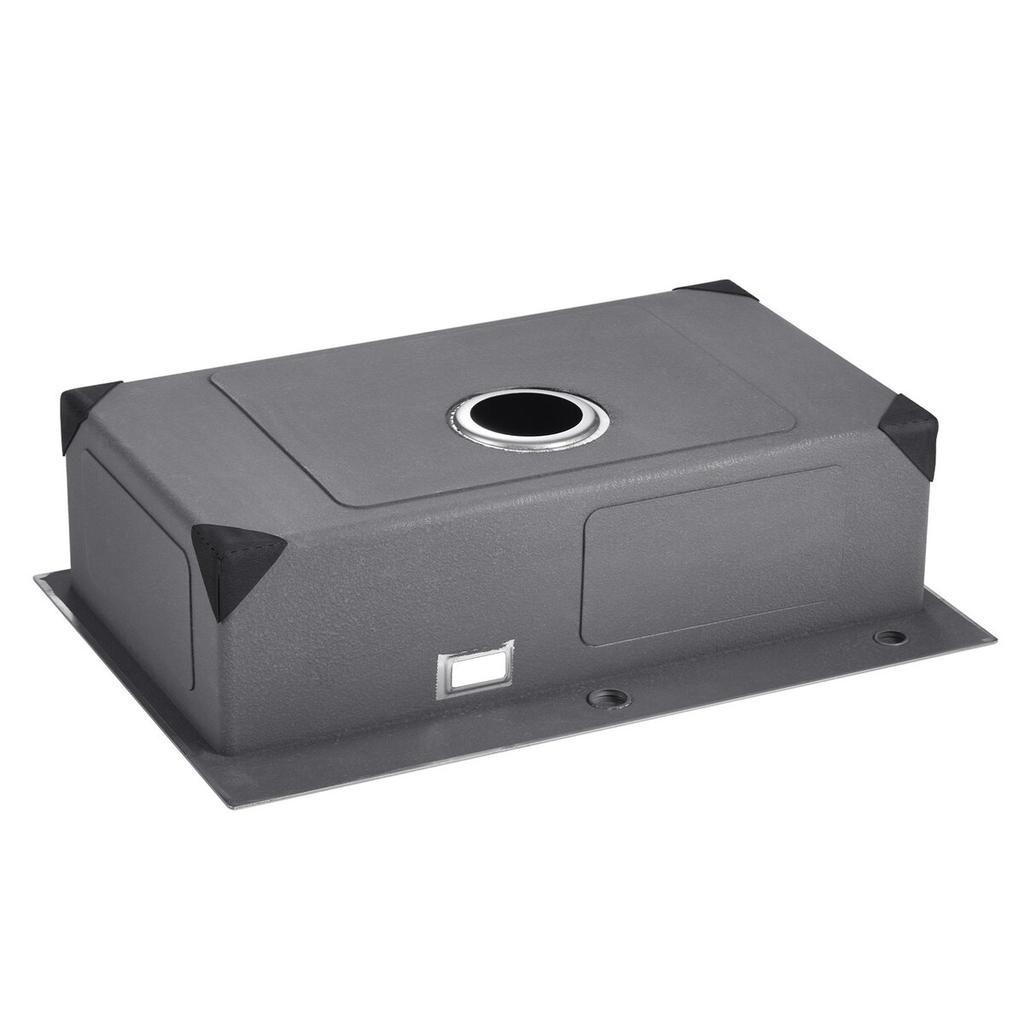 68cm Kitchen Sink Top Mount Single Bowl Drop-In Basin Stainless Steel Bar