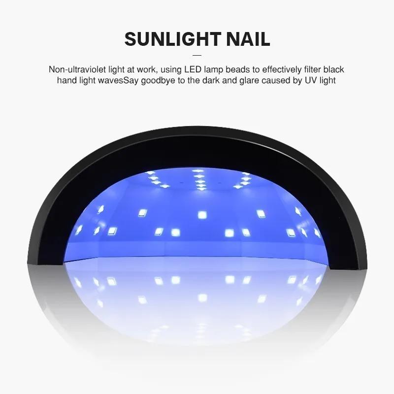 Nail Dryer UV LED Lamp 48W For Manicure 30 Leds Drying Nail Gel Polish Ice Nail Lamps 4 Timer With LCD Display Nail Tools