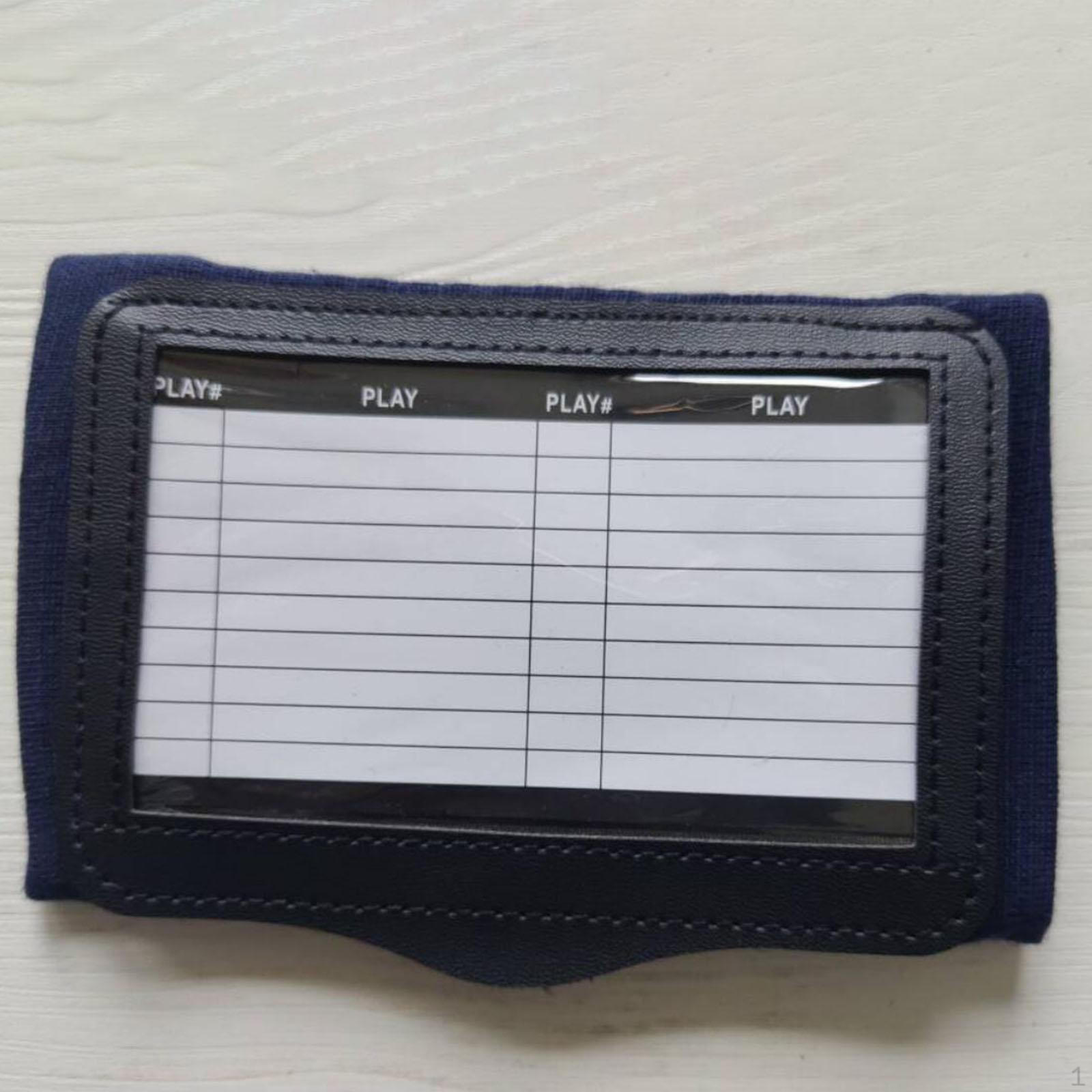 

Playbook Wristband Armband Board Football Wrist Coach for Hockey SingleSide 17x10.8cm