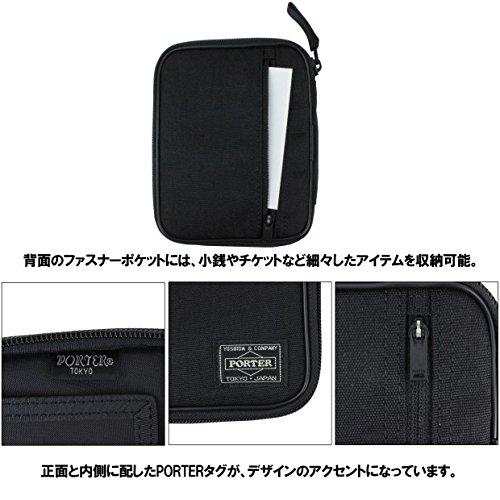 PORTER Husă pașaport neagră (Porter) [HIBRID]
