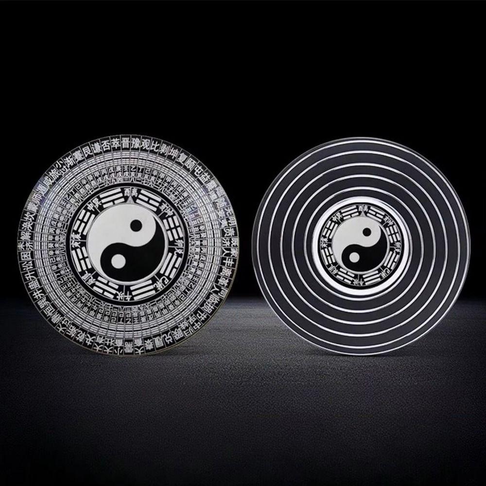 Handheld Tai Chi Fingertip Gyro Bagua Pattern Zodiac Spinning Toys Lightweight Relax Toy  School