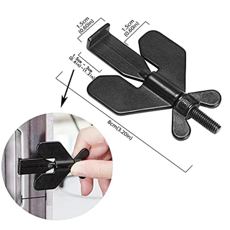 Portable Door Lock – Travel Hotel Anti-Theft Door Lock, Privacy Door Lock for All Types of Doors, Household Anti-Theft Door Stop