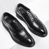 New Korean Style Men's Shoes Lacquered Business Casual Pointed Toe Leather Shoes for Men