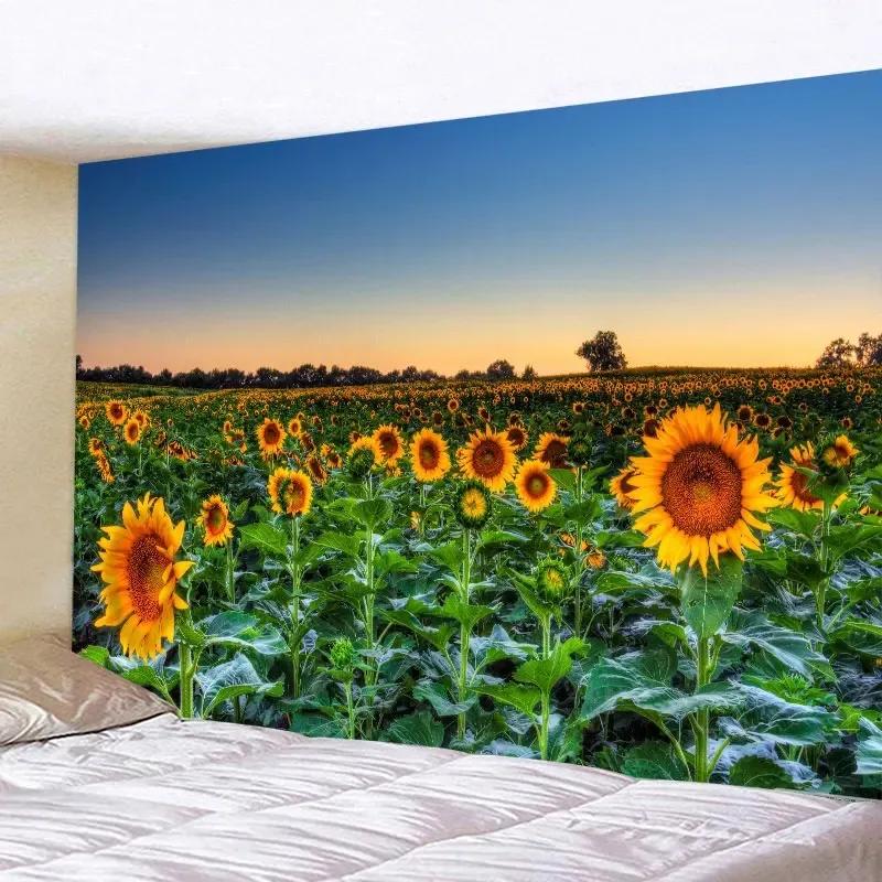 Home Wall Decoration Tapestry Natural Landscape Garden Background Office Living Room Tapestry