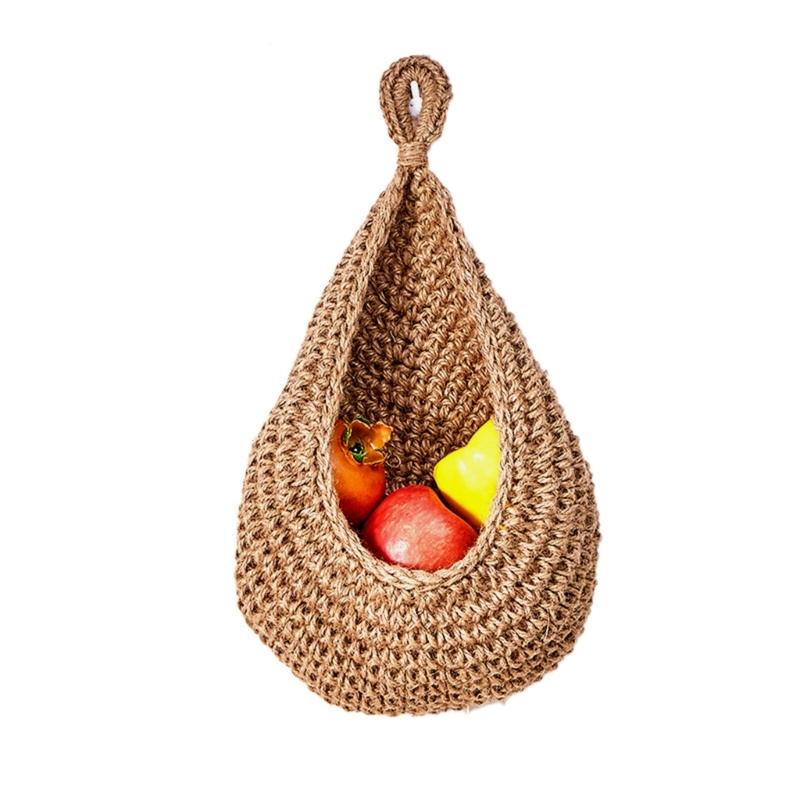 

Portable Hanging Fruit Organizers With High Weight Large Capacity Accessory for Modern Homes and Small Space Saving M
