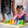 Montessori Children's Educational Toys: 3-in-1 Logarithmic Shape and Number Silicone Board