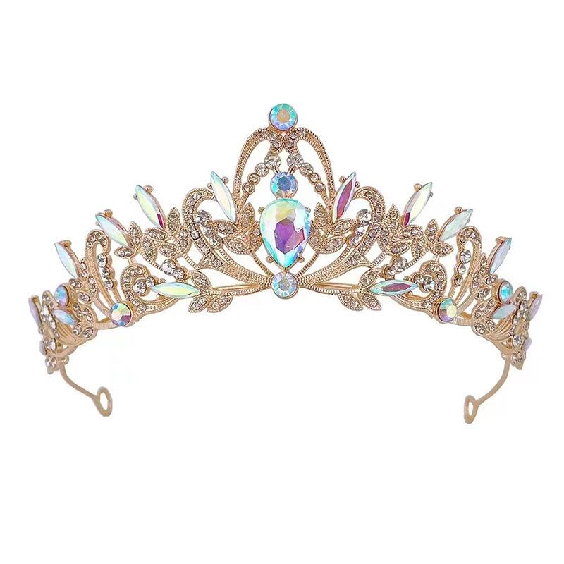 

Crown Bridal Headgear Retro Simple Atmosphere Female Eighteen-Year-Old Princess Children S Birthday Crown Wedding Headband