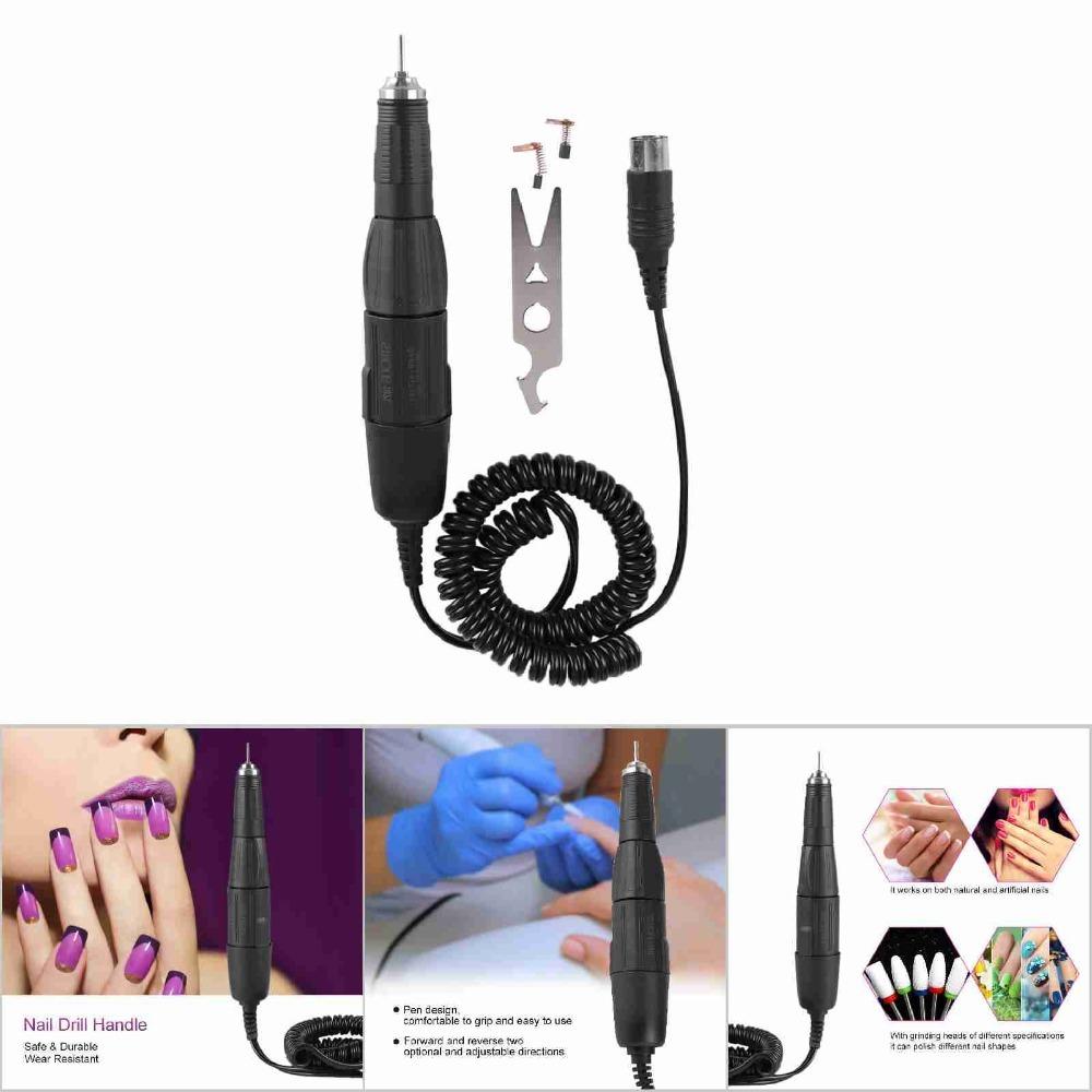 45000 RPM 102L 2.35mm Nail Drill Handpiece Gel Removing Nail File Machine Accessory For Pedicure
