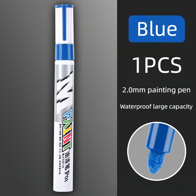 Waterproof Non-Fading White Black Red Paint Pen Graffiti Touch up Tire Marking Quick-Drying Marker for Auto Body Repair