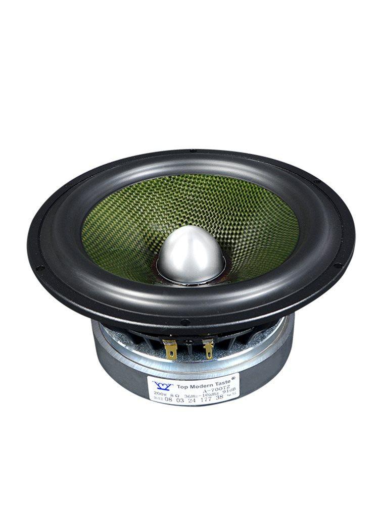 HiFi 6.5-inch 7-inch Speaker Aluminum Frame Pure Carbon Fiber Mid Low Frequency Speaker