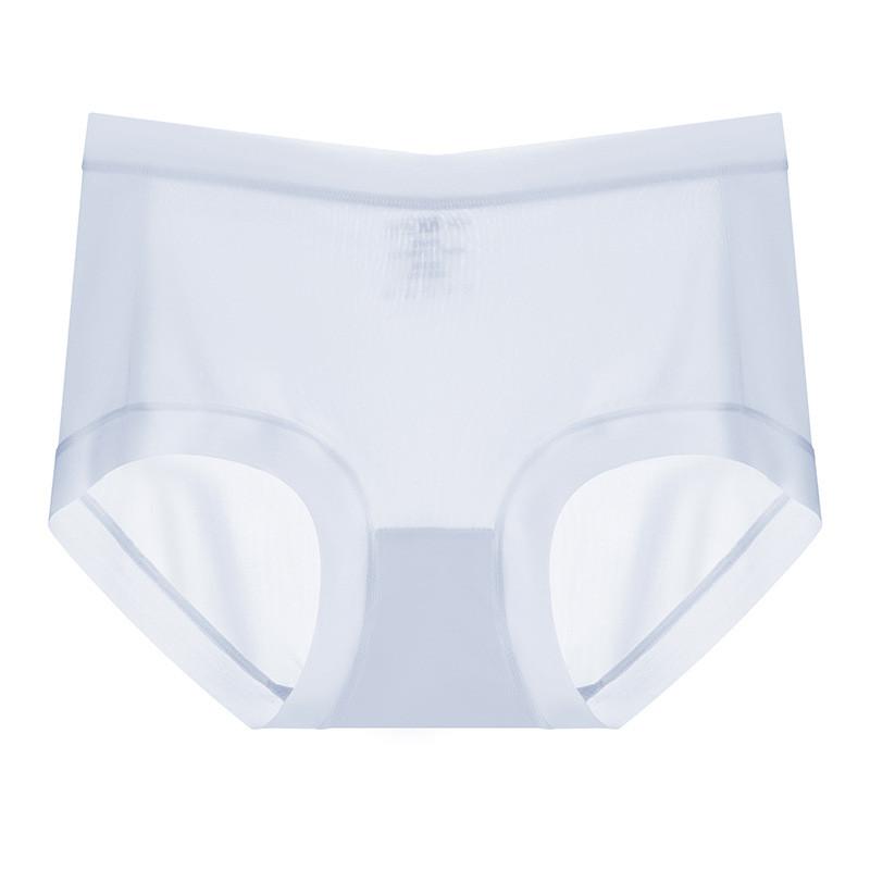 

Японское нижнее белье из шелка без швов для девочек, легкие быстросохнущие трусики, дышащие Sky Blue,XL