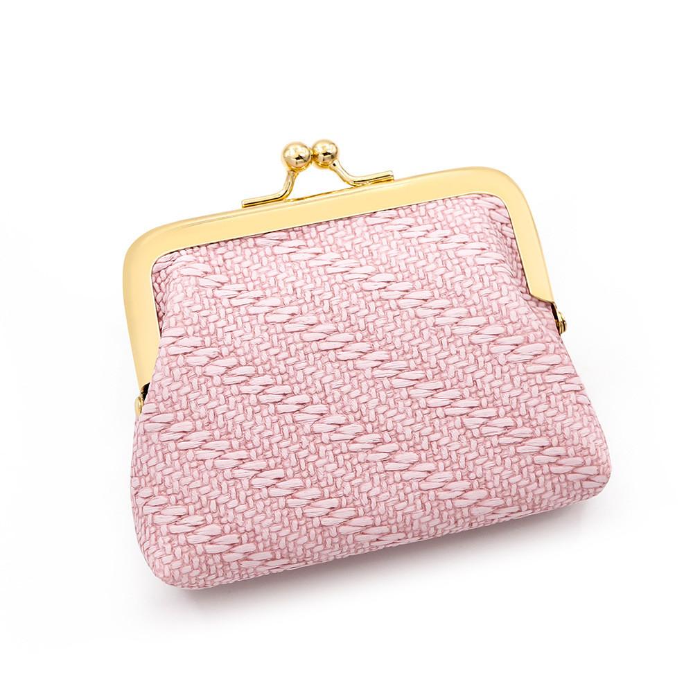 Pu Material Minimalist Card Holder With Key Clip For Daily Use Fashion Gift