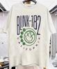 Blink-182 Schifosa Band Punk Rock Maglietta Unisex a Maniche Corte Bianca