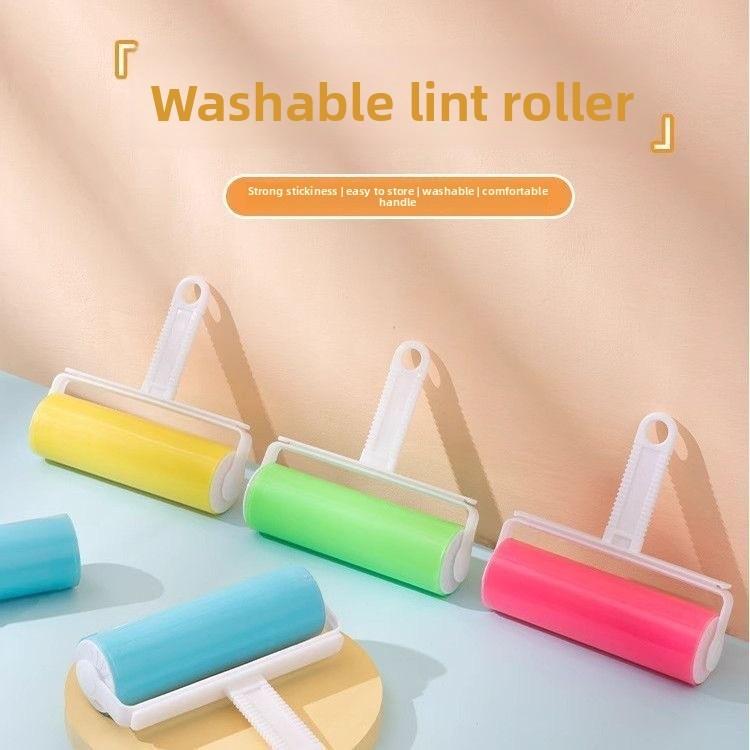 Lint Roller With Cover For Clothes And Upholstery Removal In Home Use
