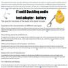 Duck Shaped Rechargeable Switches Tester Kit Mechanical Keyboards Switches Keychains Speaker Stress Relief Toy
