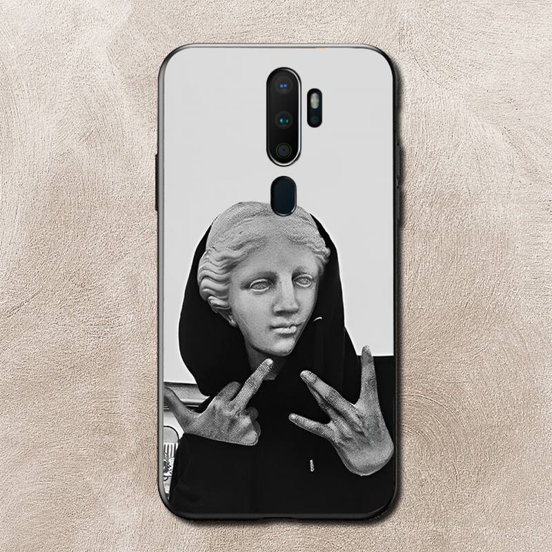 Mona Lisa Handyhülle für Vivo Y91C Y11 17 19 17 67 81 Oppo A9 2020 Realme c3