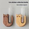 Transparent Glass Cat Whisker Jar Pet Hair Holder Refrigerator Magnet Decor Memorial Gift For Pet Lovers
