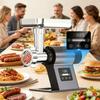 Automatic Sausage Stuffer & Electric Meat Grinder with Vegetable Cutter and Slicer
