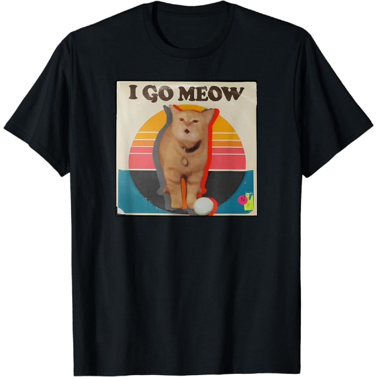 YYUUYUU i go Meow T-Shirt S разноцветный