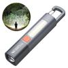 Rechargeable Led Flashlights,Super Bright Flashlight, 3 Modes With Cob Work Light Powerful Handheld Flash Light For Hiking