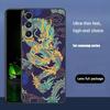 Fashion Animal Red Dragon Luxury Black Phone Case For Samsung Galaxy S23 S24 S25 Ultra S22 Plus S21