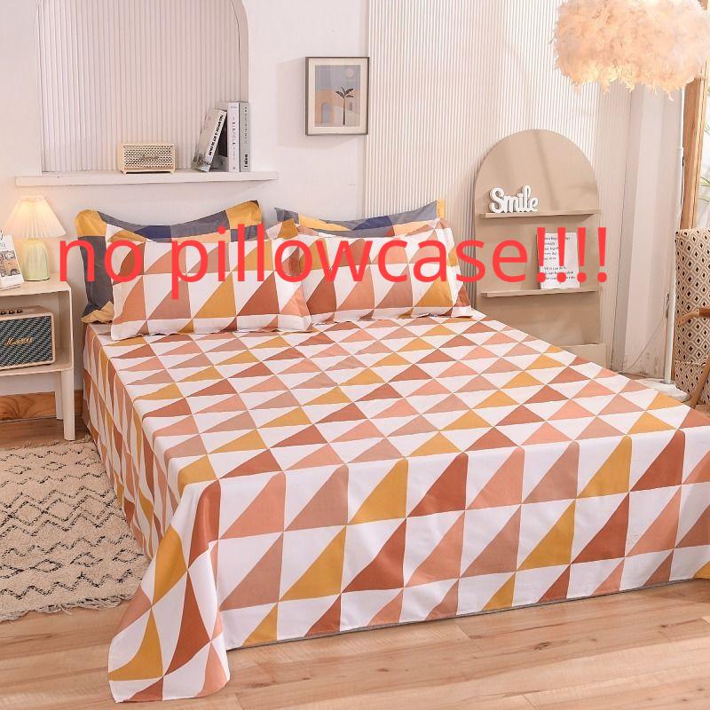 Double Single Bed Sheets Skin-friendly Room Ding Comfortable Dust-proof Covers Dorm Students Flat Sheet Four Seasons