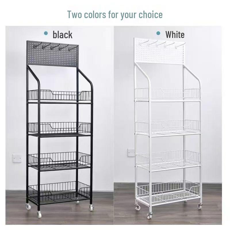 Mobiles Mehrschicht-Display- und Lagerregal für Kioske