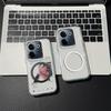 Magnetic Clear Phone Case for TECNO CAMON 20 4G,20 Pro 4G Card Insert DIY Photo Holder Soft TPU Cover