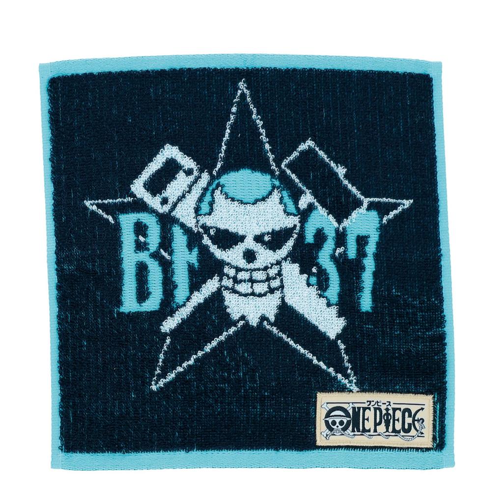 BANDAI One Piece Handkerchief with Franky Pirate Featuring Straw Hat and the Pirate A Cool Gift for Men and Also a Mini Cotton and Mini Product Flag,