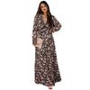 2025 European & American Women's Long Sleeve Evening Dress with Fairy Print
