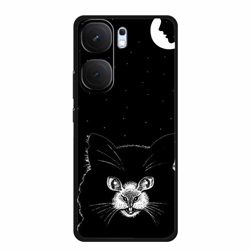 3D TPU Case For Vivo iQOO Neo 9 pro Flower Emboss Funda Neo 9s Pro Back Relief Silicone Soft Phone Cover Cartoon Bumper Capa