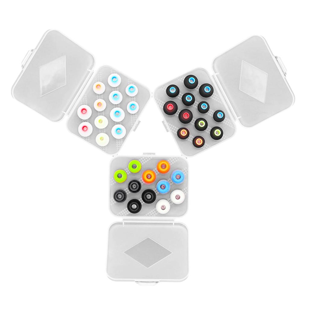 Eartips Storage Case Transparent Earbud Case Durable Storage Box For 6pair Eartips Protections Compact and Portable