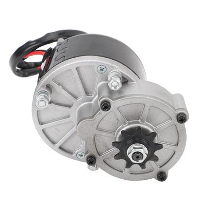 MY1016Z 24V 350W Moteur Électrique à Réduction d'Engrenages Aluminium Cuivre 3000RPM Moteur CC à Balais pour Moto