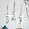 Jute Rope Ocean Animal Pendant Mediterranean Sea Series Nautical Ornament  Nautical Themed