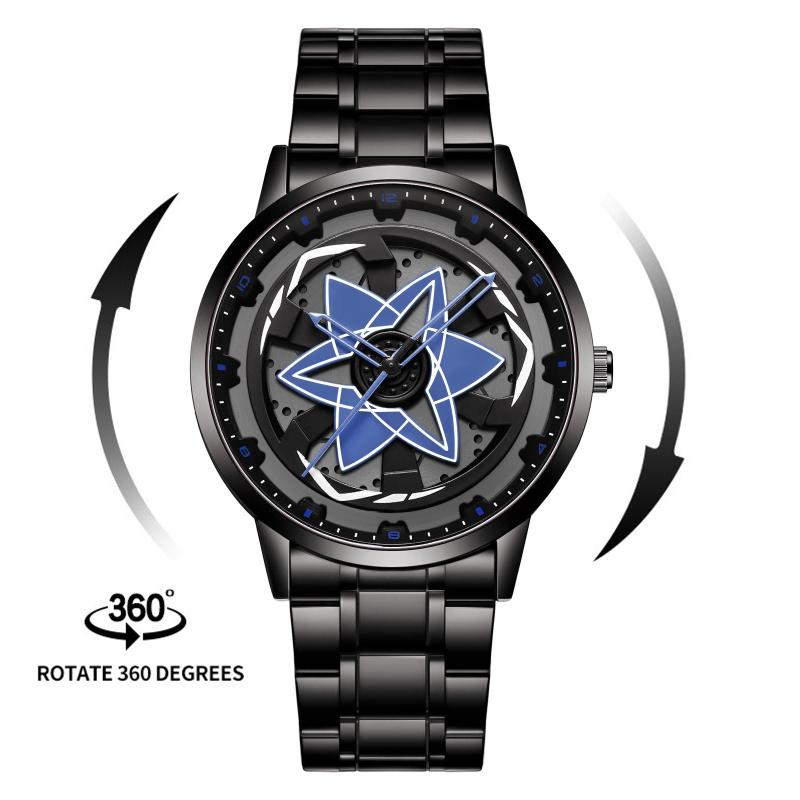 New High-value Men's Watch, Men's Watch with Three-dimensional Hollow Design, Waterproof Quartz Watch