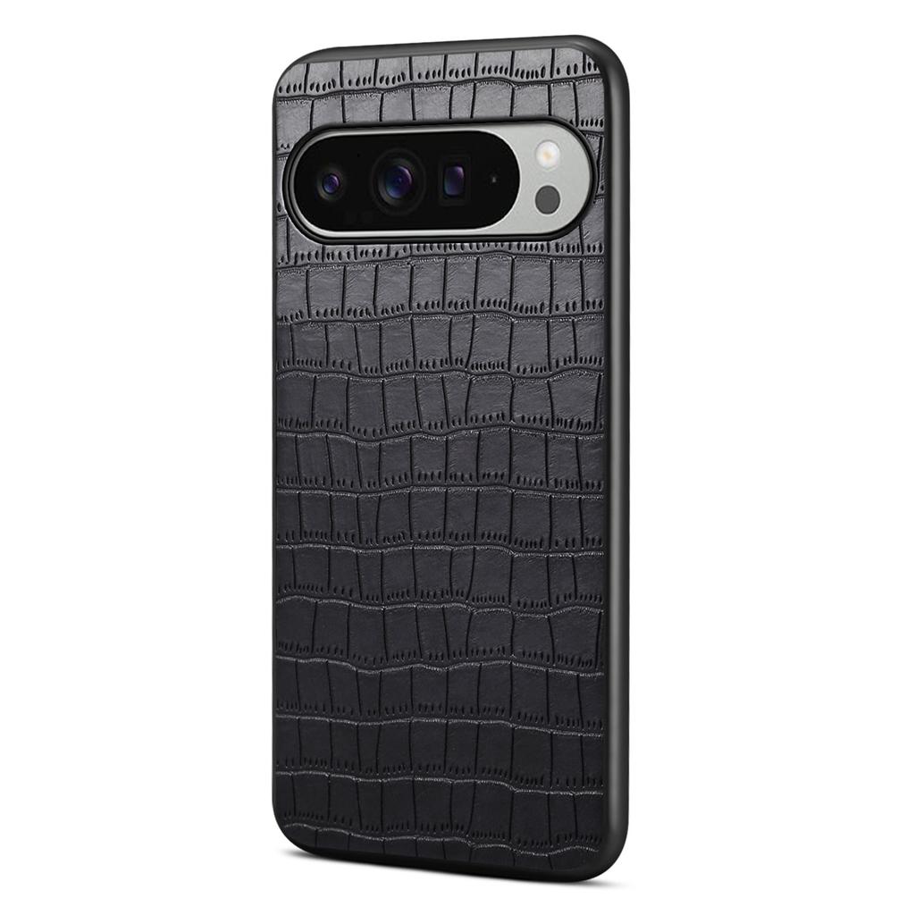 For Google Pixel 10 Pro XL Case Crocodile Texture Design Leather Slim Back Cover