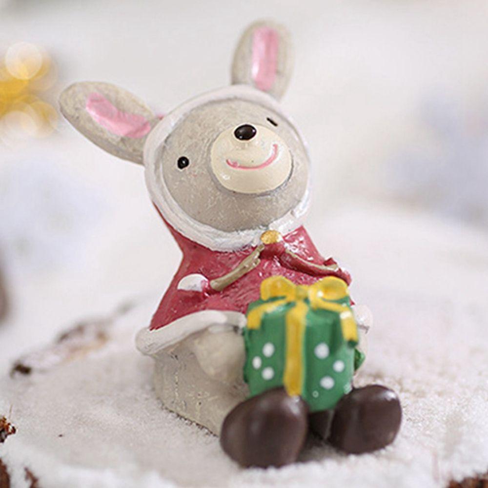 

Decor Terrarium Decoration Micro Landscape Miniature Figurines Christmas Gift Fairy Garden Ornament 5