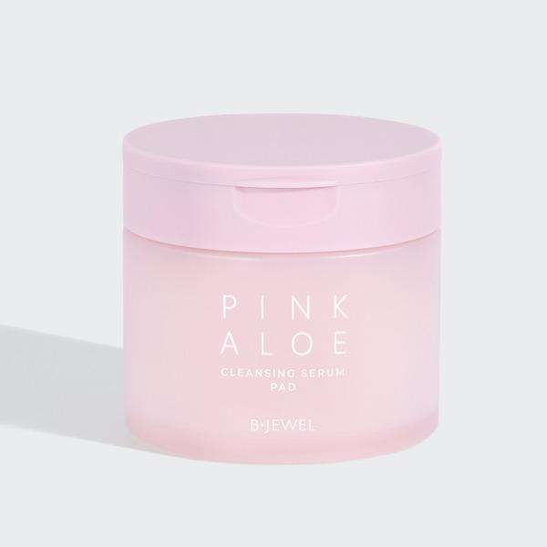 Visual Pink Aloe Cleansing Serum Pads 180ml (60 sheets)
