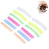 6 Pairs Reusable Eyelash Perming Pad Colorful Silicone Eyelash Perm Lift Pad Makeup Tool