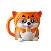 Corgi Ice Cream Pint Holder with Pumpkin Hoodie Insulated Sleeves Cover Cooler Adorable Dog-Themed Ice Cream Pint Containers for Beer Soda Dessert