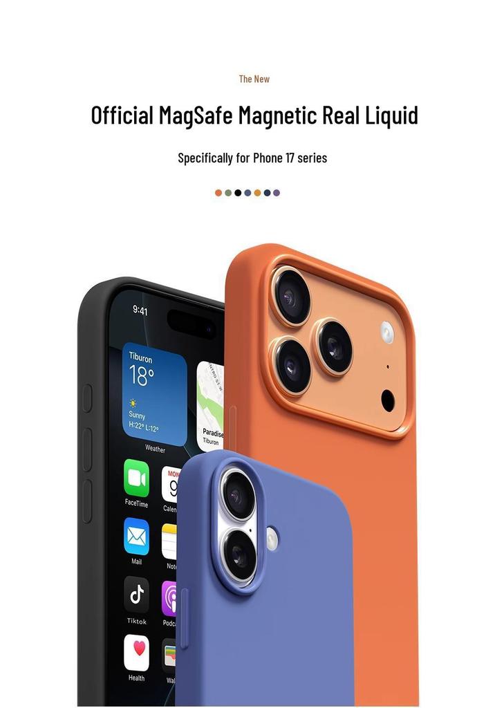 Liquid Silicone iPhone 17 Pro MagSafe Animation Pop-up Protective Case