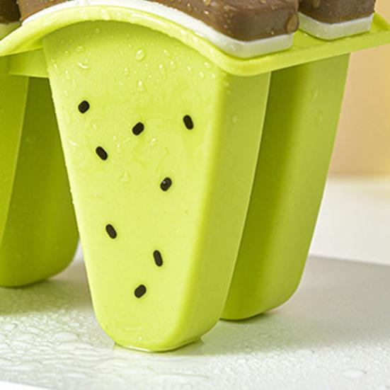 Ice Cube Mold Fruit Shape Summer Party Ice Tray Easy Release Spill-Proof Design Picnic Ice Cube Maker DIY Popsicle