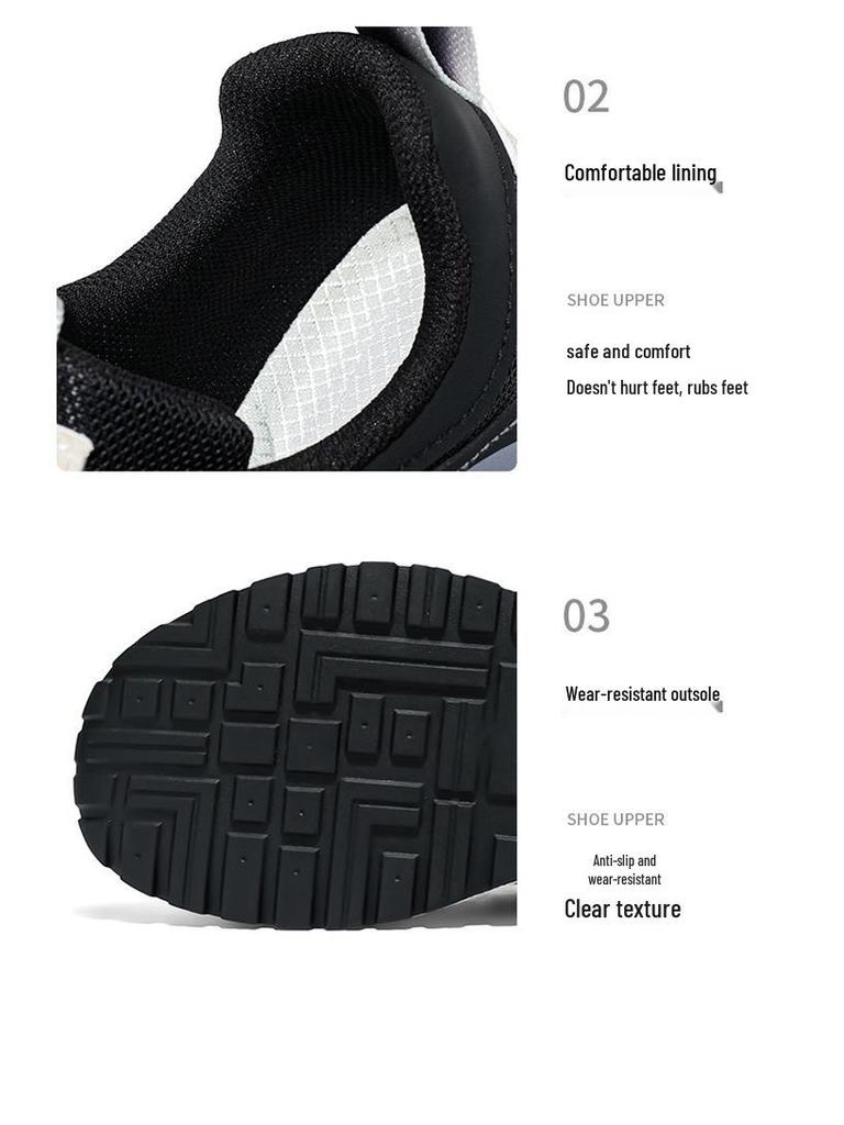 Autumn 2025 Men's Trendy Mesh Sneakers - Versatile, Breathable, Odor-Free Casual Shoes.